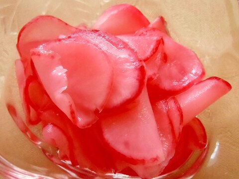 ラディッシュの酢の物